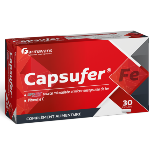 Capsufer Fer Vitamine C 30 Gélules