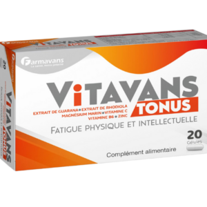 FARMAVANS VITAVANS TONUS 20 Gélules en Tunisie