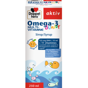 AKTIV OMEGA-3 JUNIOR MULTI-VITAMINE SIROP 250ML en Tunisie