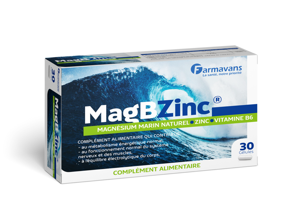 FARMAVANS Mag B Zinc 30 Gélules en Tunisie - My Pharmacy