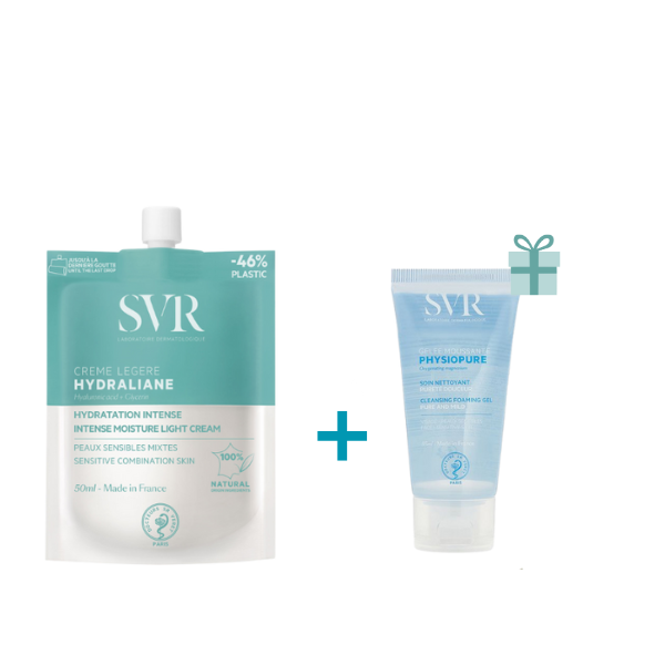 SVR Hydraliane Crème Légère 50ml + Gelée Moussante offerte Pack SVR Hydraliane Crème Légère 50ml + Gelée Moussante offerte