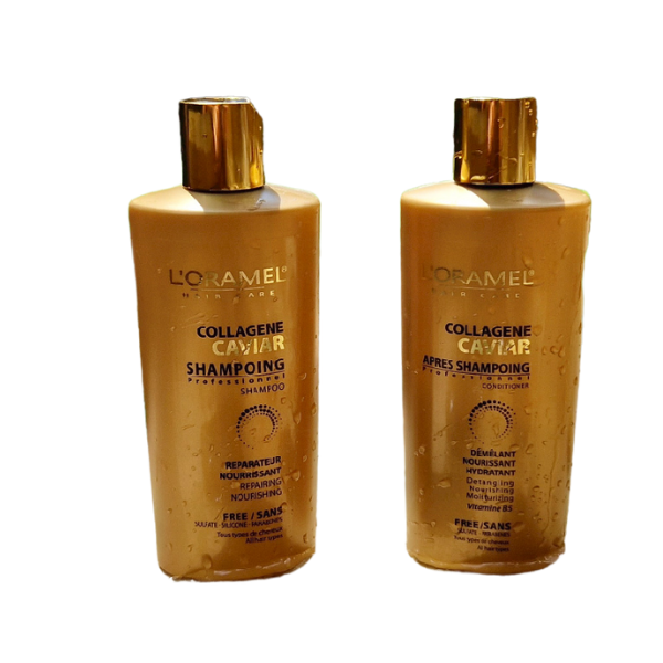 LORAMEL SHAMP COLLAGENE+CAVIAR 300ML+ APRES SHAMP 300ML