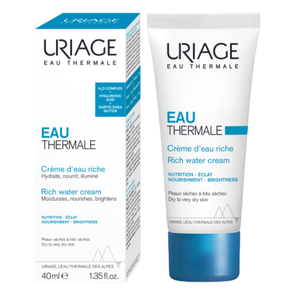 Uriage Eau Thermale Crème d’Eau Riche 40ml en Tunisie - My Pharmacy