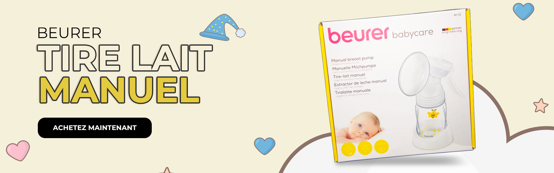 Beurer Tire Lait Manuel - Tunisie