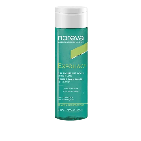 Noreva Exfoliac Gel Moussant Doux 200ml en Tunisie