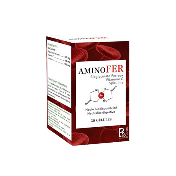 Biohealth Aminofer 30 gélules en Tunisie