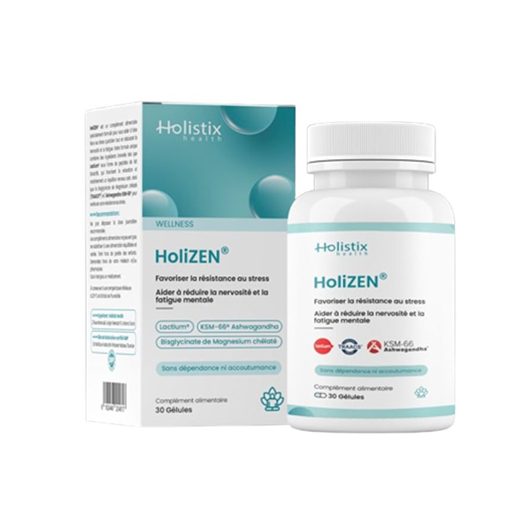 Holistix HoliZen 30 comprimés: complément alimentaire anti-stress Tunisie
